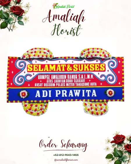 Papan Bunga Ucapan Selamat Bagak Sahwa