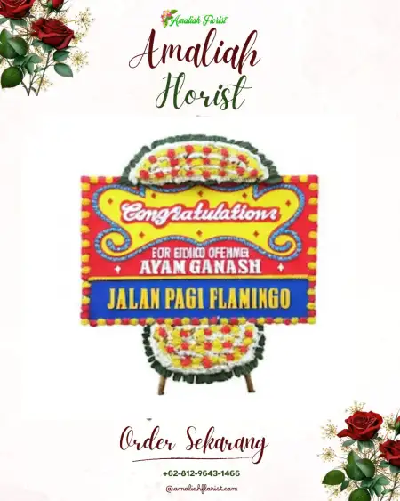 Sewa Papan Bunga Bagak Sahwa